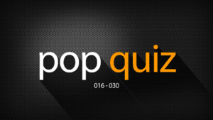 ScreenScape Digital Signage - Pop Quiz Template