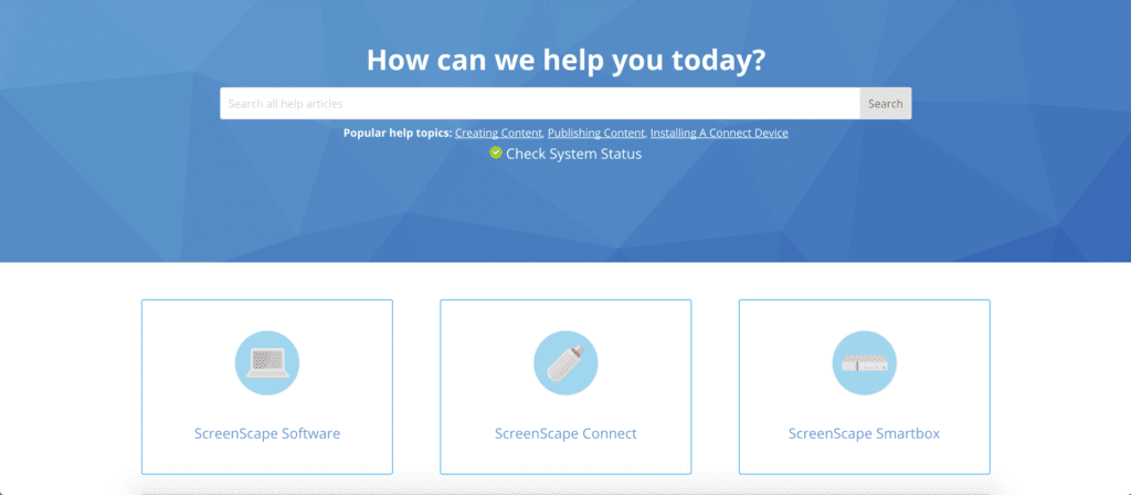 support.screenscape.com