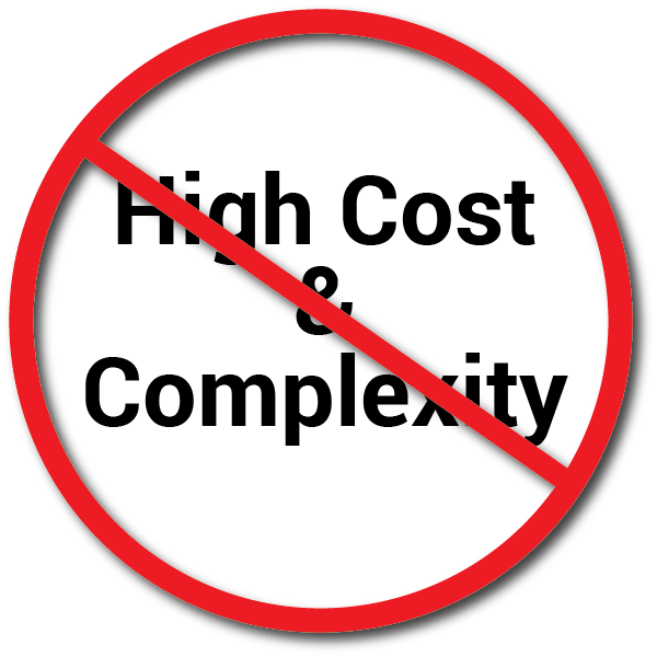 Less of What You Don't Need - No High Cost, Less Complexity Less of What You Don't Need - No High Cost, Less Complexity