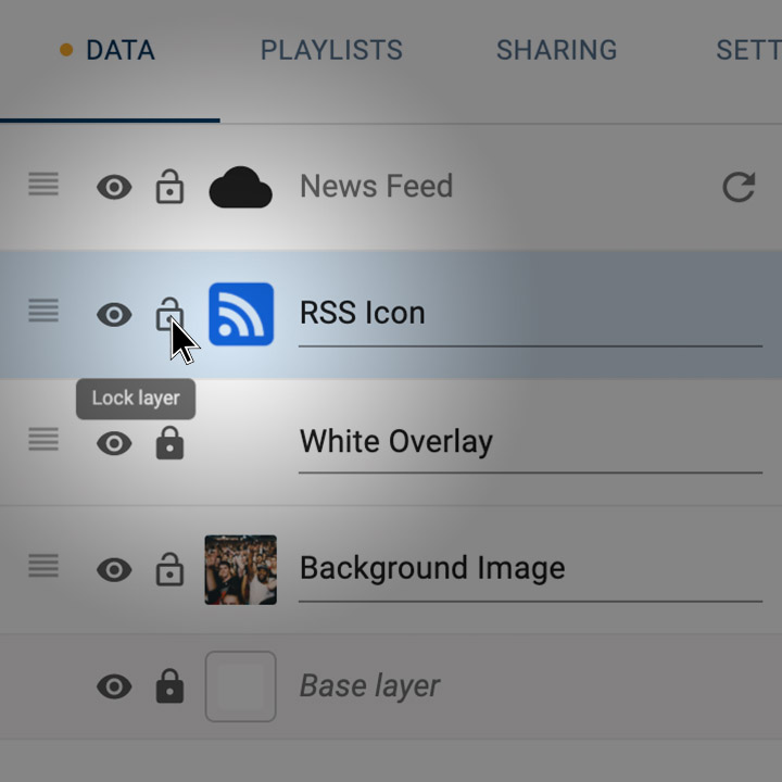 ScreenScape Blog - New Feature Lock Media Layers